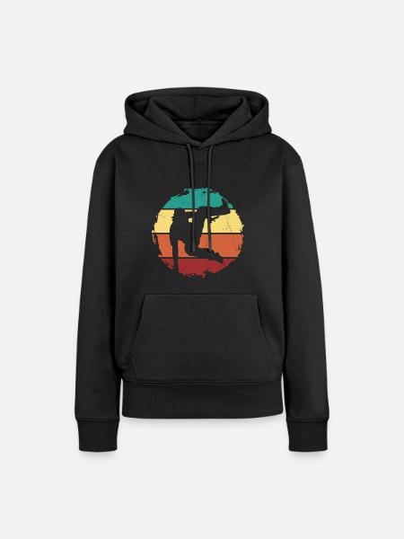 Parkour - Frauen Premium Bio Hoodie - Schwarz