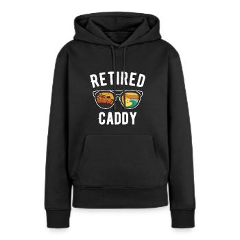 Conception de lunettes de soleil Retirement Beach Caddy - Sweat à capuche Premium bio Femme - noir - Devant - Julia (174cm)