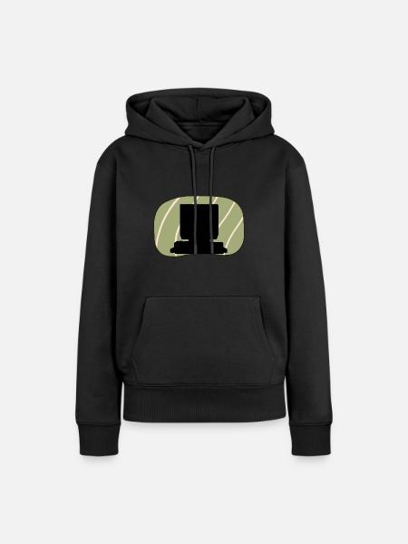 Computer Tech Nerd - Frauen Premium Bio Hoodie - Schwarz