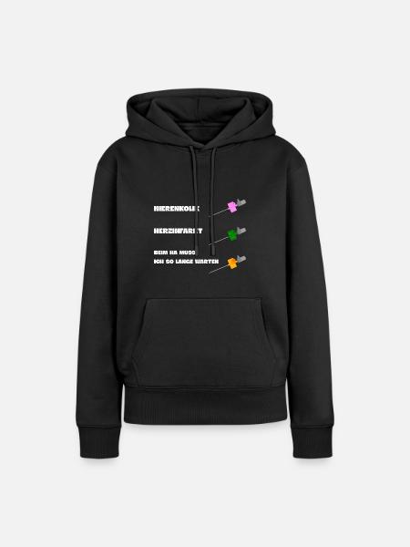 Rettungsdienst Notfallsanitäter Notarzt NA - Frauen Premium Bio Hoodie - Schwarz