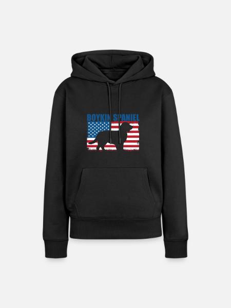 Boykin Spaniel - Frauen Premium Bio Hoodie - Schwarz