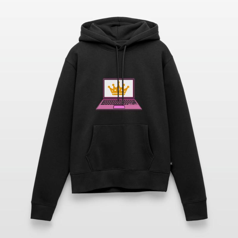 Computer crown queen programmer Women’s Premium Organic Hoodie