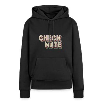 Échecs Echecs Echecs Echecs Moves Joueur D’échecs - Sweat à capuche Premium bio Femme - noir - Devant - Julia (174cm)