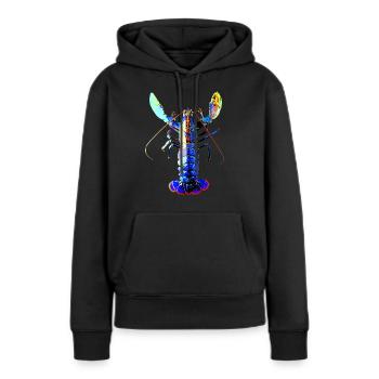 Hummer - Frauen Premium Bio Hoodie - Schwarz - Vorne - Julia (174cm)