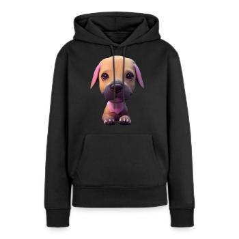 Black Mouth Cur Dog - Black Mouth Cur - Women’s Premium Organic Hoodie - black - Front - Julia (174cm)