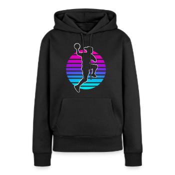 Handball Handball Player Women's Handball - Women’s Premium Organic Hoodie - black - Front - Julia (174cm)