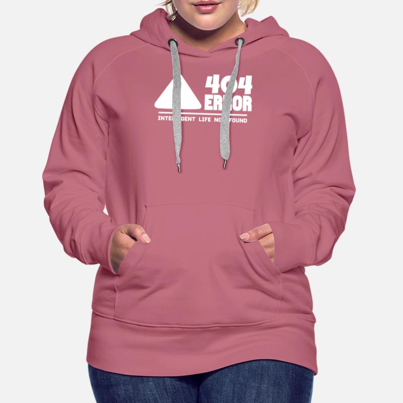 Computer and programmer geek. 404 Errors Women’s Premium Organic Hoodie