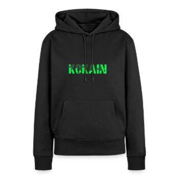 Cocaine Cocaine Drugs - Women’s Premium Organic Hoodie - black - Front - Julia (174cm)