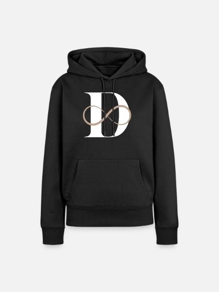 Buchstabe der Unendlichkeit - Frauen Premium Bio Hoodie - Schwarz