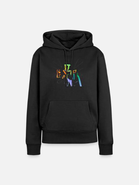 Life - Frauen Premium Bio Hoodie - Schwarz