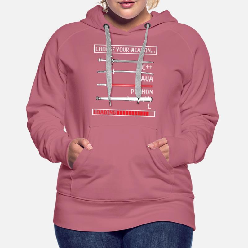 Programmierer Geschenk Java C Programmierung Frauen Premium Bio Hoodie