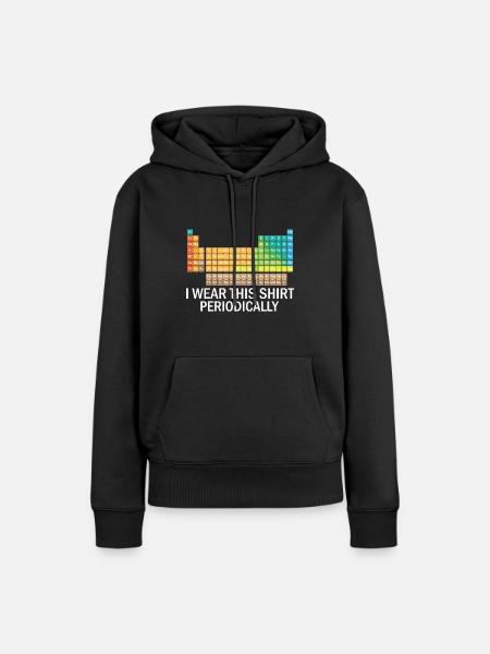 Periodensystem der Elemente - Frauen Premium Bio Hoodie - Schwarz
