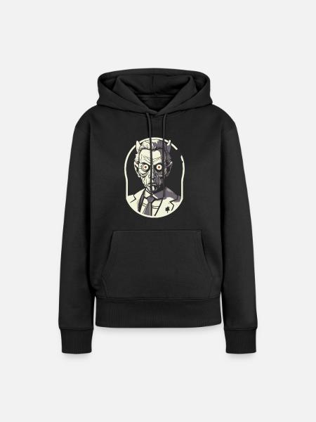 Der Direktor der Albträume - Frauen Premium Bio Hoodie - Schwarz