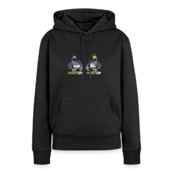 Scorpion Scorpion Scorpion Insecte - Sweat à capuche Premium bio Femme - noir - Devant - Julia (174cm)
