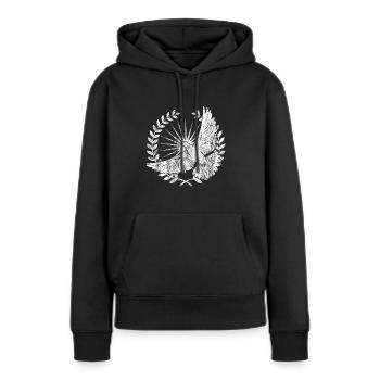 Heiliger Geist Geschenk Holy Spirit shirt Glaube - Frauen Premium Bio Hoodie - Schwarz - Vorne - Julia (174cm)