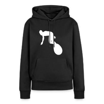 Surfing Surfer Surfboard Wellenreiten Wellenreiter - Frauen Premium Bio Hoodie - Schwarz - Vorne - Julia (174cm)