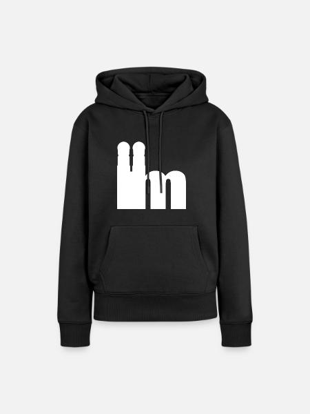 Servus - Gruß aus München - Frauenkirche - Frauen Premium Bio Hoodie - Schwarz