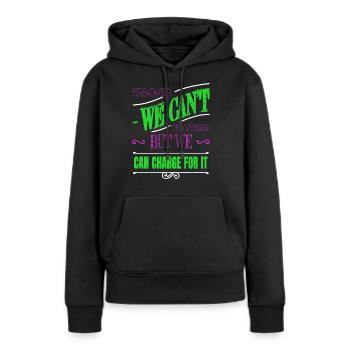 programming gift ethical fingers fun - Frauen Premium Bio Hoodie - Schwarz - Vorne - Julia (174cm)