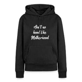 Mutter Mama Mami Muttertag Geschenk - Frauen Premium Bio Hoodie - Schwarz - Vorne - Julia (174cm)