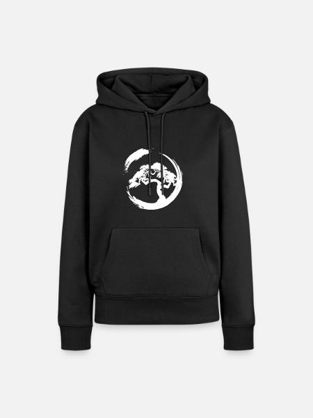 bonsai tree - Women’s Premium Organic Hoodie - black