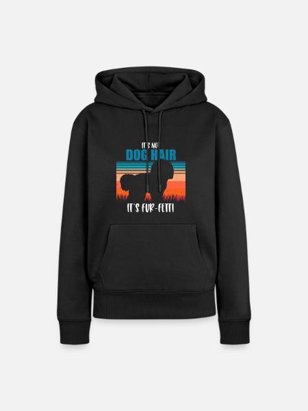 Bichon Frise - Frauen Premium Bio Hoodie - Schwarz