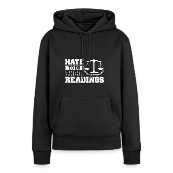 Anwalt - Frauen Premium Bio Hoodie - Schwarz - Vorne - Julia (174cm)