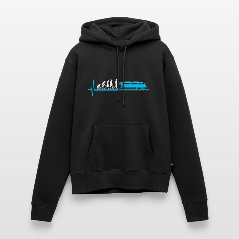 Train evolution railway Women’s Premium Organic Hoodie