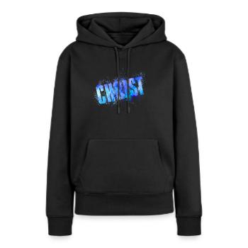 Christ - Frauen Premium Bio Hoodie - Schwarz - Vorne - Julia (174cm)