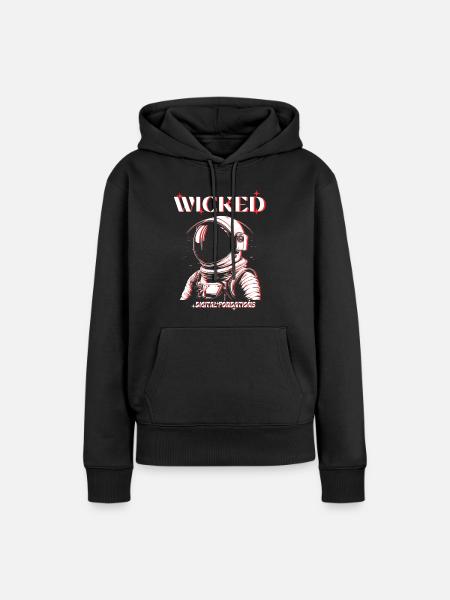 Böse - Frauen Premium Bio Hoodie - Schwarz
