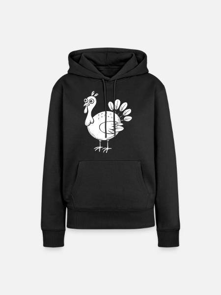 Turkei - Frauen Premium Bio Hoodie - Schwarz