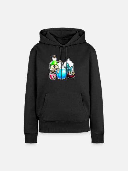 Witch's Kitchen - Frauen Premium Bio Hoodie - Schwarz