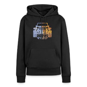 Jeep - Sweat à capuche Premium bio Femme - noir - Devant - Julia (174cm)