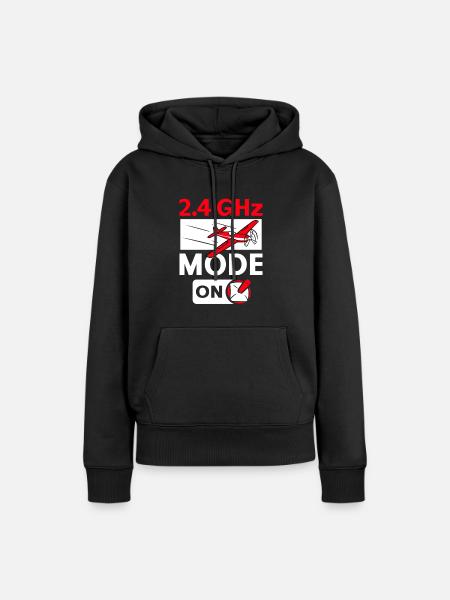 RC-Flugzeug RC-Flugzeug - Frauen Premium Bio Hoodie - Schwarz