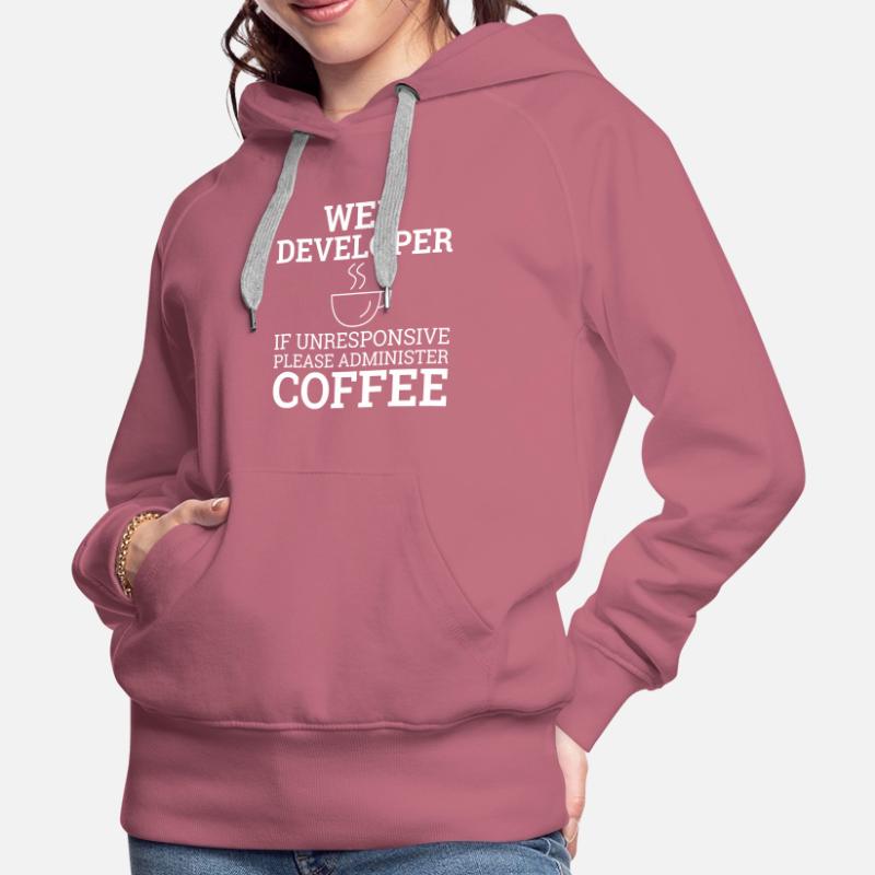 "Web Developer Coffee | Web Developer" Women’s Premium Organic Hoodie
