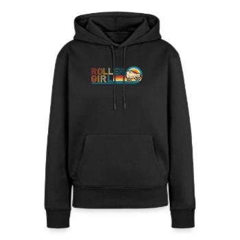 Roller Girl Skating Rollerblades Skate Lover - Frauen Premium Bio Hoodie - Schwarz - Vorne - Julia (174cm)