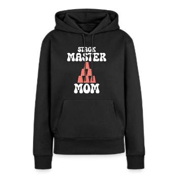 Tassen Stapler Sport Stapeln Mama - Frauen Premium Bio Hoodie - Schwarz - Vorne - Julia (174cm)