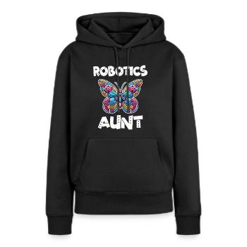Butterfly Robotic Robot Aunt - Women’s Premium Organic Hoodie - black - Front - Julia (174cm)