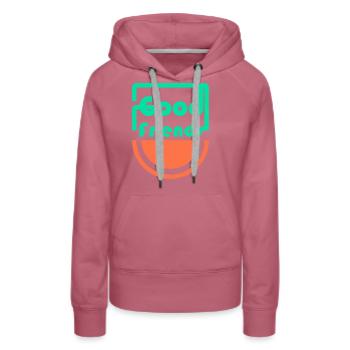 Gute Freunde - Frauen Premium Bio Hoodie - Malve - Vorne - Isabella (175cm)