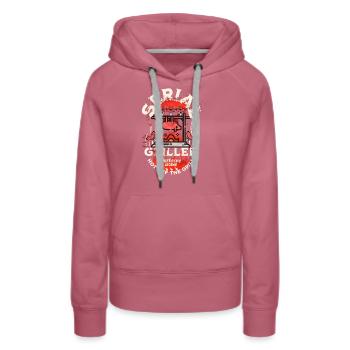 Serial Griller BBQ - Women’s Premium Organic Hoodie - mauve - Front - Isabella (175cm)