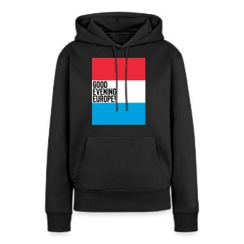 Luxemburg Eurovision Song Contest - Frauen Premium Bio Hoodie - Schwarz - Vorne - Julia (174cm)