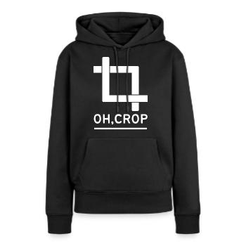 Designerin Grafiker Grafik Designer Künstler - Frauen Premium Bio Hoodie - Schwarz - Vorne - Julia (174cm)
