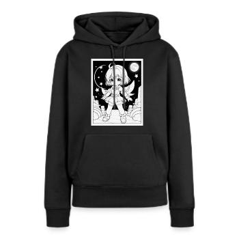 warrior pricess - Women’s Premium Organic Hoodie - black - Front - Julia (174cm)
