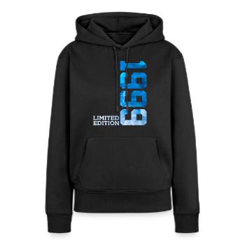 27TH BIRTHDAY LIMITED EDITION 1999 - Women’s Premium Organic Hoodie - black - Front - Julia (174cm)