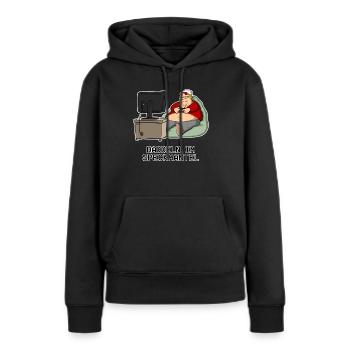 video gamer - Sweat à capuche Premium bio Femme - noir - Devant - Julia (174cm)