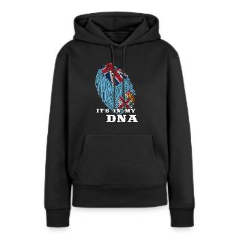 Fiji - It'S In My Dna - Frauen Premium Bio Hoodie - Schwarz - Vorne - Julia (174cm)