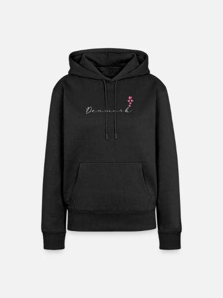 Dänemark - Frauen Premium Bio Hoodie - Schwarz