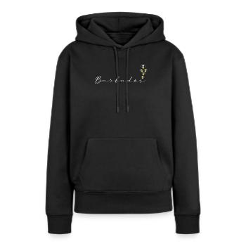 Barbados - Frauen Premium Bio Hoodie - Schwarz - Vorne - Julia (174cm)