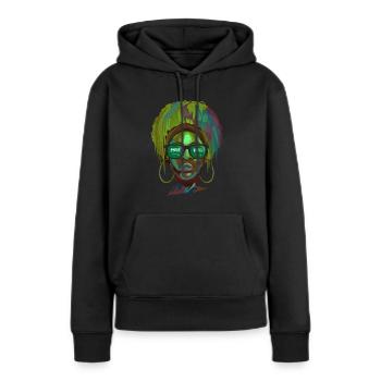 Saudi-Arabien - Frauen Premium Bio Hoodie - Schwarz - Vorne - Julia (174cm)