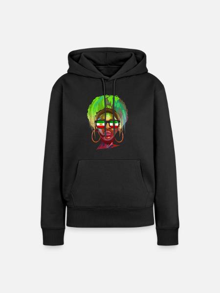 Persien - Frauen Premium Bio Hoodie - Schwarz