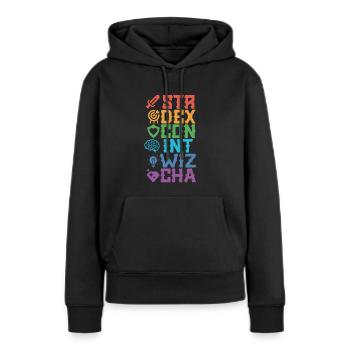 RPG Game Master RPG game master - Women’s Premium Organic Hoodie - black - Front - Julia (174cm)